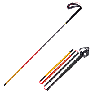 Gậy Đèn Đường Trekking Siêu Nhẹ từ Sợi Carbon và Nhôm Gấp 4 Đoạn