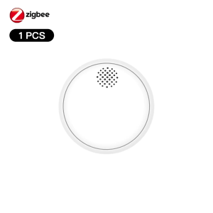 MOES | MOES ZigBee Smart Smoke Alarm Detector Wireless Fire 85dB Sound Siren Sensor Smart Safety Protection Home Kitchen Fire App Alert