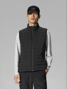 Saucony | Casual Comfortable Versatile Goose Down Standing Collar Vest