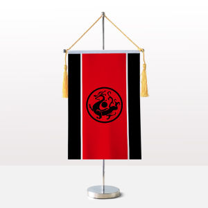 Dụng Cụ Trang Trí Ban Công Bằng Thép Không Gỉ Cỡ Lớn Hình Cờ Ngang Bằng Thủy Tinh Trong Suốt Để Trang Trí Trong Nhà