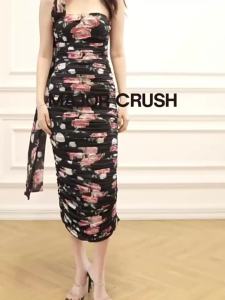 French Design Elegant Slimming Party Dress