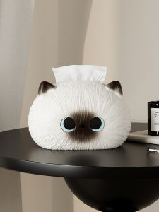 Hộp Đựng Khăn Giấy Hình Mèo Siamese Dễ Thương Hộp Đựng Khăn Giấy Để Bàn Phòng Khách Tượng Trang Trí Cao Cấp Quà Tặng Sinh Nhật