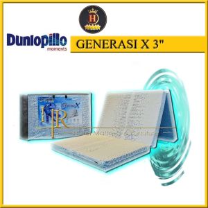 Dunlopillo Klasik Generasi X 3” CoolSilk 2.0  Foldable Mattress ( 8CM ) HR Delivery Malaysia