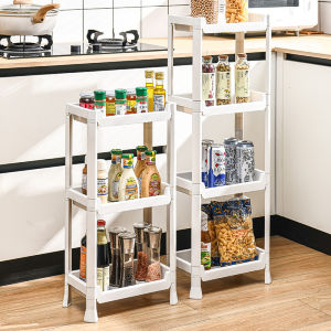 Multi-layer Plastic Storage Rack Suitable for Small Spaces