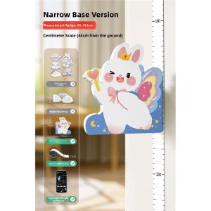 MONLEYTA | Magnetic Wall Stickers Height Measurement Chart Cute Cartoon Baby Girls Room Decor Accurate Growth Tracker PVC Material