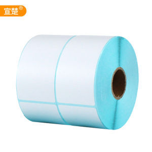 Xuanchu Sanfang Heat-Sensitive Label Printing Paper for Bar Code Width 50mm * 10 15 20 24 30 35 40 60 70 80 100 150 Horizontal and Vertical Version Shoe Box Supermarket Price Label Tags Stickers