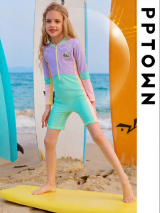PPTOWN | UV Protection Quick-Drying Swimming Suit for Girls