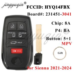 314Mhz 8A Chip Smart Remote Car Key 231451-3041 HYQ14FBX For Toyota Sequoia Sienna Tundra Venza Crown Highlander Prius RAV4 BZ4X