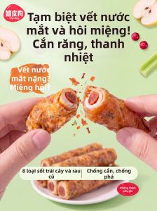 hipidog | Que Gặm Răng Cho Chó Nhỏ Với Trái Cây và Rau Cải Nhiệt Thịt Gà Vịt Bò và Da Bò
