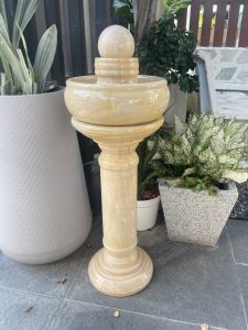 ชุดหินหมุน หินกลิ้ง หินหมุนเสริมฮวงจุ้ย ผลิตจากหินอ่อนแท้