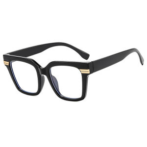 JN IMPRESSION Fashion Square Large Oval Frame 2025 New Anti-blue Light Glasses European and American Ins Female Concave Shape Glasses