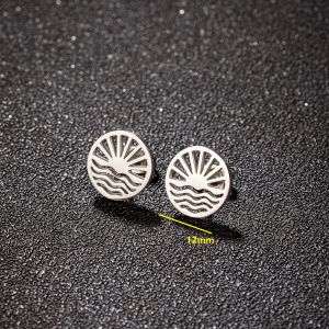 Gold Plated Stainless Steel Satellite Ear studs for women girls Auricular Cartilage Ear Piercing Ornaments Accessories gift