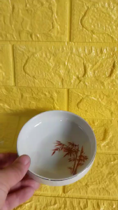 4 pieces/set – Premium Quality and Elegant Asian Design12 cm diameter ceramic saucer plate (Stock Code: 0005)