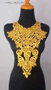 An-Nahl Hiasan Dada Renda Bordir Aksesoris Tari Coker Dewasa