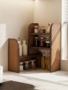 ZHUSHANXIA | Extendable Spices Storage Rack for Kitchen