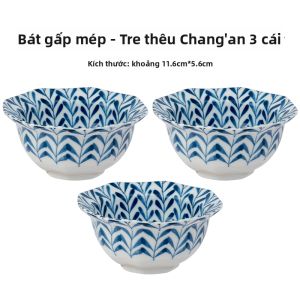 Mino Yaki | Bát Đựng Gia Vị Hình Mũ Nón Gạo Rộng Viền Có Thể Gập