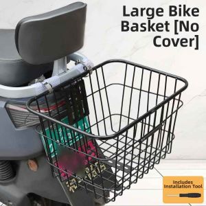 Rear Mounted Storage Basket for Electric Bikes