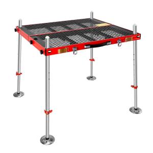 LONGWANGHEN | New Heavy Duty Hollow Lightweight Foldable Aluminum Deep Water Large Fishing Platform