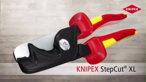 KNIPEX StepCut XL Cable Shears 225 mm กรรไกรตัดสายไฟ 225 มม. รุ่น 9511225