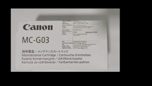 Genuine Canon MC-G03 Maintenance Cartridge: A Comprehensive Guide