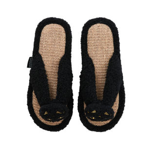 British Museum Gaia Anderson Cat Cartoon Cute Thong Slippers Anti-Slip Daily Summer New Style Gifts for Girls Creative Gift Box