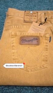 WRANGLER - CELANA JEANS PANJANG PRIA REGULER FIT MURAH CELANA STANDAR COWOK TERLARIS WARNA CREAM ABU HITAM COKLAT GARMENT UKURAN 28-38