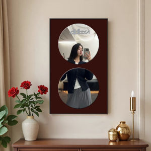 YASISHA | Vintage Creative Double Round Makeup Mirror