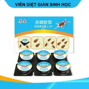 Combo 3 bộ 6 Viên Mồi Diệt Gián Thuốc Diệt Côn Trùng Sinh Học Không Độc Hại Dùng Trong Nhà Bếp Hộ Gia Đình