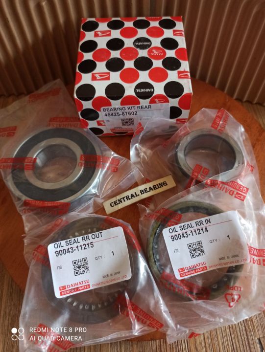 BEARING SET+SEAL BEARING RODA BELAKANG TAFT GT F70