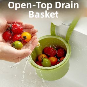 Kitchen Sink Strainer Drain Net Basket Vegetable Washing Basin Dishwashing Sink Filter Net Basket Home Cleaning Tool