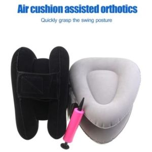 VBNFH Soft Golf Swing Trainer Inflatable Posture Corrective Golf Training Aids Gift with Inflator Pump Golf Arm Corrector Golfer