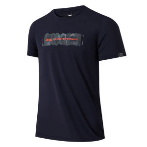 Jeep | Jeep Quick Dry Ice Silk Mens T-Shirt Outdoor Running Climbing Sun Protection Short Sleeve Breathable Wear Resistant Ultra Light Sweat Absorbent Round Neck Spring Summer Sportswear