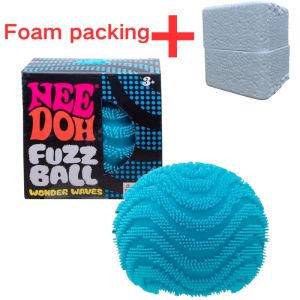 NeeDoh Fuzz Ball Blind Box Series Desktop Ornament Stress Relief Toys Suitable For People Under Pressure Fun Soft Stress Ball