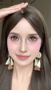 DUOXIU | DUOXIU 1 Pair Colored Contact Lenses Degree Myopia Korean High Quality Natural Comfortable Wear for Eyes Free Shipping
