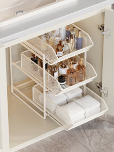 evesigar | Pull Out Bathroom Storage Shelf