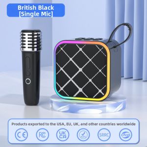 TANALAZ | Wireless All-in-One Microphone Speaker for Home Karaoke Kids Singing