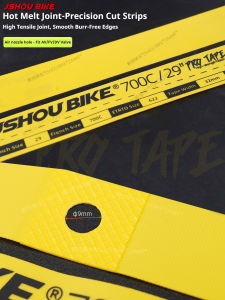 JSHOU BIKE | JSHOUBIKE 0.5mm Ultra Thin Bicycle Rim Tape High Density Nylon 125PSI High Pressure Puncture Proof Fit 14-29in 700C Wheels
