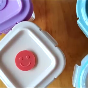 3PCS Portable Baby Glass Food Box Storage Freezer And Heat-resistant Storage Sealed Storage Box