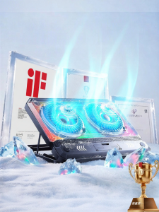 caibeike | Silent Cooling Base For Gaming Laptops Press Wind Water-Cooled