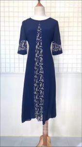 SALE BỎ MẪU - Đầm Trung Niên Bigsize Màu Sắc Trẻ Trung Tươi Sáng Họa Tiết Sang Trọng Đi Làm Đi Tiệc Cho Bà tm1105