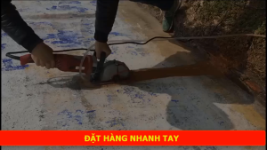 Máy cắt rãnh tường 5 lưỡi cực khỏe ACZ Malaysia tặng kèm máy bơm chuyên cho thợ làm đục phá tường