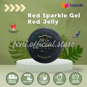 [Bisa COD] RED JELLY/Red Sparkle Gel/Mencerahkan Kulit Wajah/Mengeringkan Jerawat BPOM Higlow Skincare