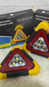 COMBO 2 biển tam giác cảnh báo nguy hiểm vỏ vàng dành cho ô tô biển báo có đè led với nhiều chế độ nháy