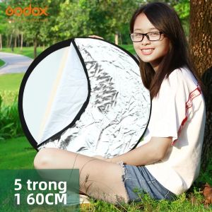 Godox | Phản Quang Chụp Ảnh Tròn Di Động Godox 24 Inch 60cm 5 Trong 1 Có Thể Thu Gọn Dùng Cho Studio Bộ Điều Chỉnh Ánh Sáng Đa Năng