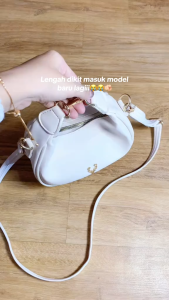 Tas Selempang Wanita Raluna Desain Korea Polos Warna Pastel-DreamyFashion-RN062