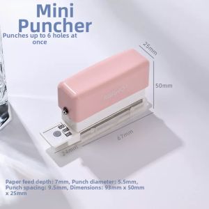 KW-TRIO | Multifunction DIY B5 Loose Leaf Hole Punch 6 Holes
