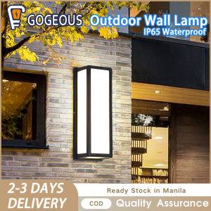 GOGEOUS LED Wall Lamp Waterproof Outdoor Wall Light ABS LED Wall Light Wall Mounted Light for Home Stairs Bedroom Bedside Bathroom Corridor Yard Garden Porch Outdoor Lighting