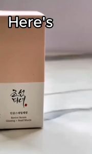 Beauty of Joseon Revive Serum Ginseng + Snail Mucin 30ml | 10ml by SkinCaring18 (Repair) SK BJ