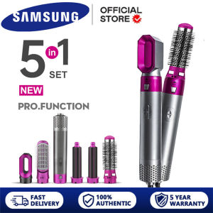 Samsung Original 5 In 1 Hair Straightener Comb Hair Brush Hair Curler Professional Temperature Adjustment Multifunctional Eelectric Curling Iron Hair Style Flat Iron Fast Heating
