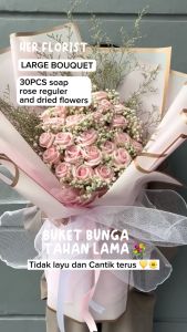 HER.FLORIST | I LOVE YOU 30 | Buket Bunga Sabun Valentine